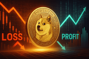 Dogecoin Under Pressure: Only Top 10 Coin Where Loss-Taking Exceeds Profit
