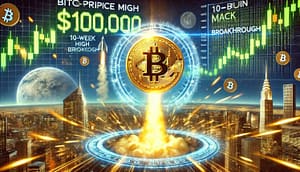 Bitcoin Price Surge: Nears $100,000 Mark Post Breakthrough Of 10-Week High